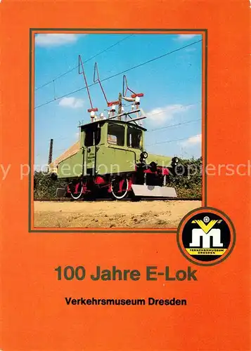 AK / Ansichtskarte Lokomotive Erste Drehstromversuchslok von 1898 Lokomotive Kat. Eisenbahn