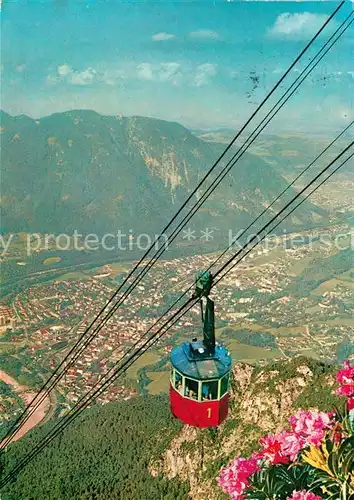 AK / Ansichtskarte Seilbahn Predigtstuhl Hochstaufen Bad Reichenhall  Seilbahn Kat. Bahnen