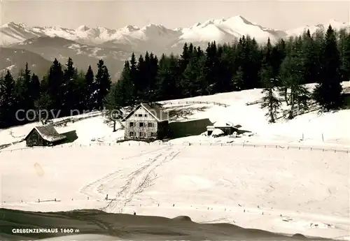 AK / Ansichtskarte Lambrecht Steiermark Sankt Grebenzenhaus Berghaus Winterlandschaft Alpenpanorama Lambrecht Steiermark Kat. Sankt Lambrecht