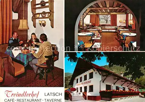 AK / Ansichtskarte Latsch Vinschgau Restaurant Cafe Treindlerhof  Latsch Vinschgau