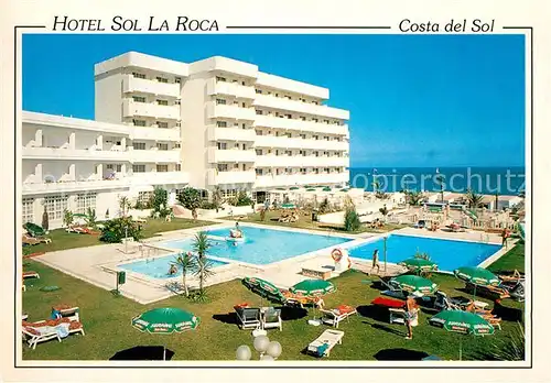 AK / Ansichtskarte Benalmadena Costa Hotel Sol la Roca Pool Benalmadena Costa