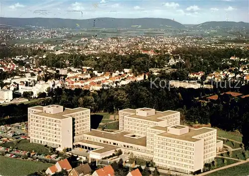 AK / Ansichtskarte Bad Oeynhausen Fliegeraufnahme Kurklinik  Bad Oeynhausen Kat. Bad Oeynhausen