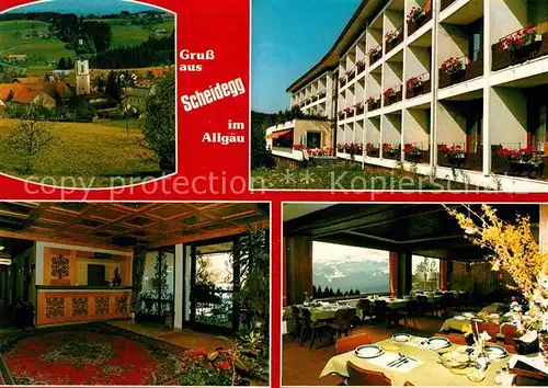 AK / Ansichtskarte Scheidegg Allgaeu Kurklinik Sonnenalm Scheidegg Allgaeu Kat. Scheidegg