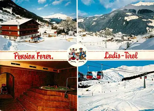 AK / Ansichtskarte Ladis Pension Foer Skigebiet Seilbahn Ladis Kat. Ladis