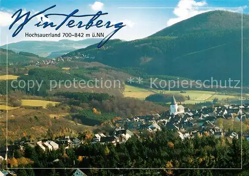 AK / Ansichtskarte Winterberg Hochsauerland Panorama Winterberg Hochsauerland Kat. Winterberg