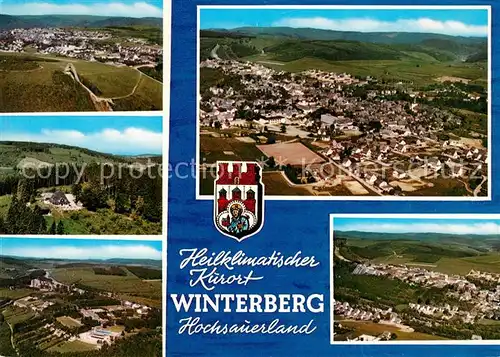 AK / Ansichtskarte Winterberg Hochsauerland Fliegeraufnahme Winterberg Hochsauerland Kat. Winterberg