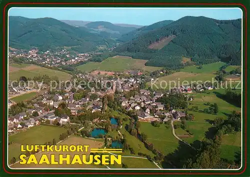 AK / Ansichtskarte Saalhausen Sauerland Fliegeraufnahme Saalhausen Sauerland Kat. Lennestadt