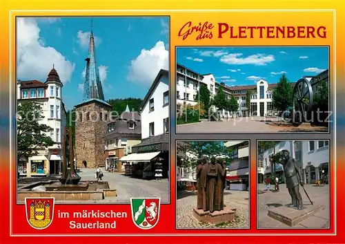 AK / Ansichtskarte Plettenberg Stadtturm Denkmaeler  Plettenberg Kat. Plettenberg
