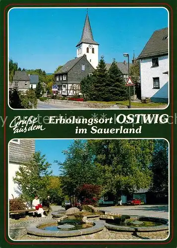 AK / Ansichtskarte Ostwig Kurpark Ortsansicht Ostwig Kat. Bestwig