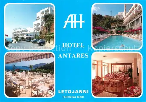 AK / Ansichtskarte Letojanni Hotel Antares Schwimmbad Terrasse Letojanni