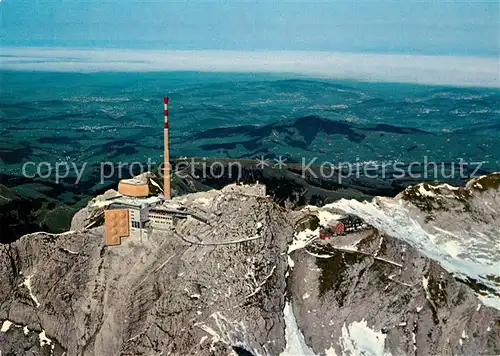 AK / Ansichtskarte Saentis AR Bergstation Schwebebahn Schwaegalp Saentis AR Kat. Saentis