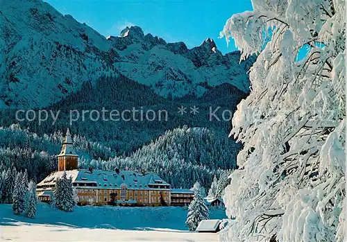 AK / Ansichtskarte Klais Schloss Elmau Winter Klais Kat. Kruen