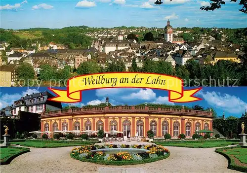 AK / Ansichtskarte Weilburg Schlossgarten Schlosscafe Weilburg Kat. Weilburg Lahn