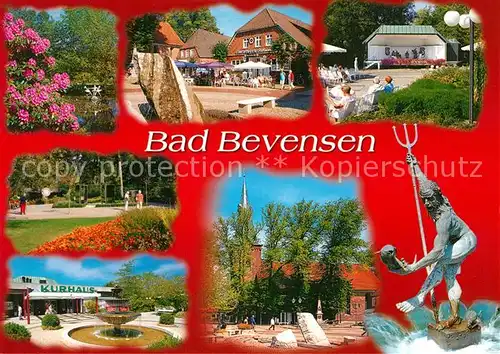 AK / Ansichtskarte Bad Bevensen Kurhaus Konzerthalle Kurpark Teufel Denkmal  Bad Bevensen Kat. Bad Bevensen