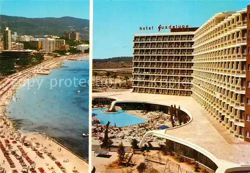 AK / Ansichtskarte Magalluf Hotel Guadalupe Strand Magalluf Kat. Spanien