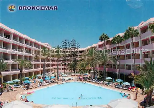 AK / Ansichtskarte Playa del Ingles Gran Canaria Hotel Broncemar Playa del Kat. San Bartolome de Tirajana