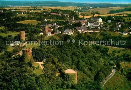 AK / Ansichtskarte Blankenberg Sieg Fliegeraufnahme Blankenberg Sieg Kat. Hennef (Sieg)