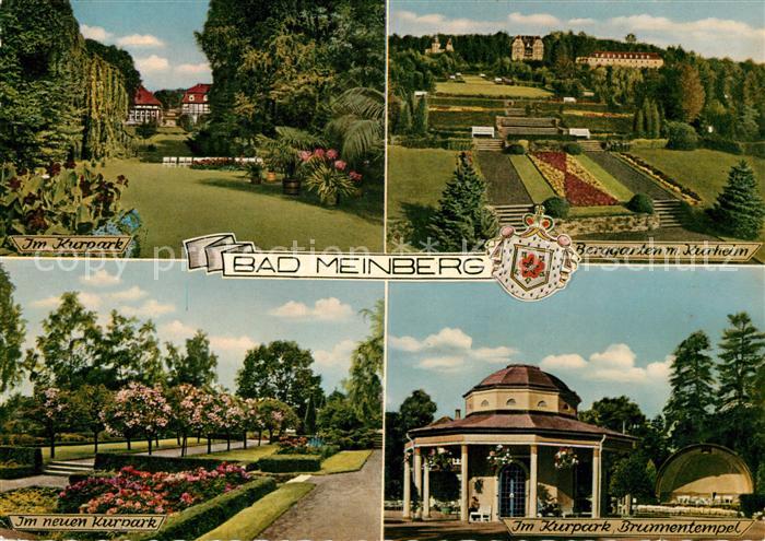 AK / Ansichtskarte Bad Meinberg Im Kurpark Berggarten Kurheim Neuer