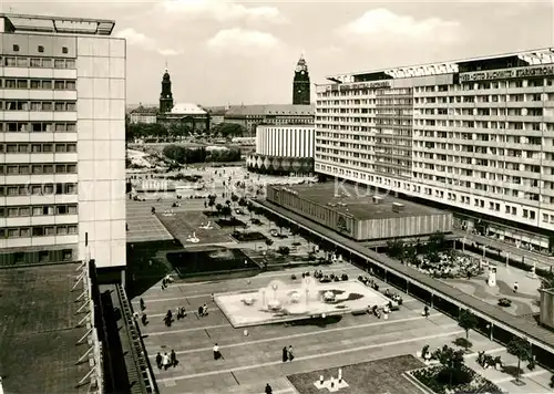 AK / Ansichtskarte Dresden Prager Strasse Dresden Kat. Dresden Elbe