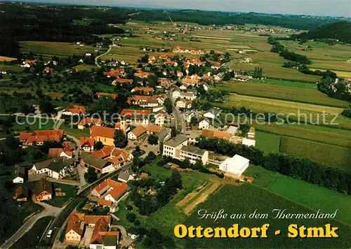 AK / Ansichtskarte Ottendorf Rittschein Fliegeraufnahme Ottendorf Rittschein Kat. Ottendorf an der Rittschein