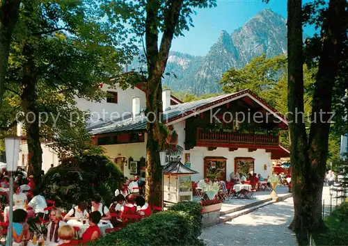 AK / Ansichtskarte Koenigssee Cafe Restaurant Zur Seeklause Koenigssee