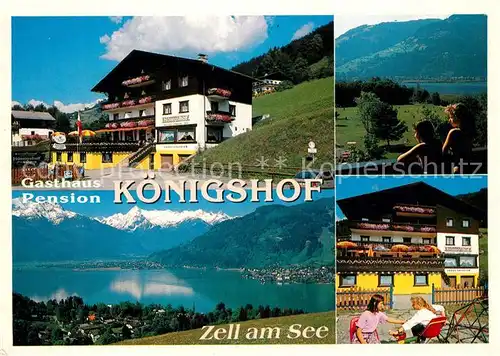 AK / Ansichtskarte Zell See Gasthaus Pension Koenigshof Zell See Kat. Zell am See