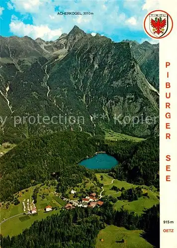 AK / Ansichtskarte Piburgersee Fliegeraufnahme Piburgersee Kat. Oetz