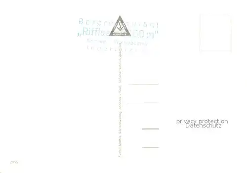AK / Ansichtskarte Tirol Region Rifflseehuette Tirol Region Kat. Innsbruck