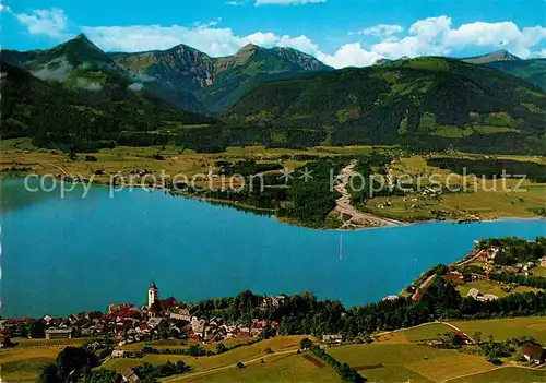 AK / Ansichtskarte Wolfgang Wolfgangsee St Fliegeraufnahme Wolfgang Wolfgangsee Kat. St. Wolfgang im Salzkammergut