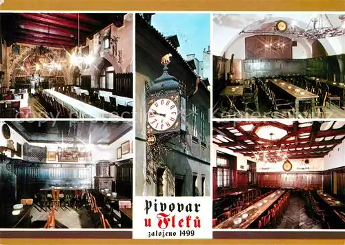 AK / Ansichtskarte Praha Prahy Prague Pivovat Flekue Restaurant Praha Prahy Prague Kat. Praha
