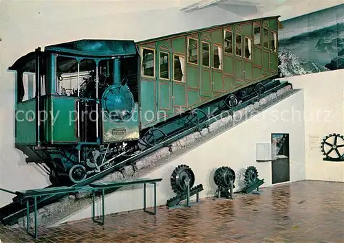 AK / Ansichtskarte Zahnradbahn Dampftriebwagen Pilatusbahn 1900  Zahnradbahn Kat. Bergbahn
