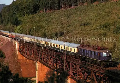 AK / Ansichtskarte Eisenbahn Elektro Schnellzuglokomotive 118 014 0 Deutsche Bundesbahn Moehren Eisenbahn Kat. Eisenbahn