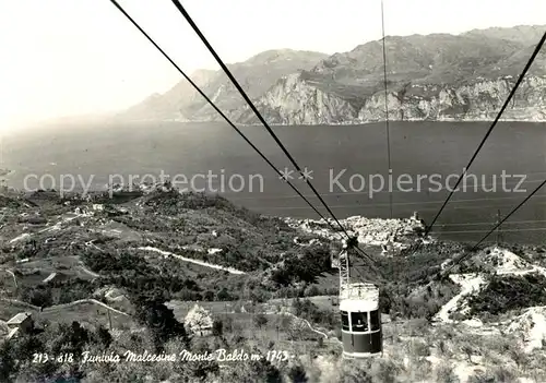 AK / Ansichtskarte Malcesine Lago di Garda Funivia Malcesine Monte Baldo Malcesine Lago di Garda Kat. Malcesine