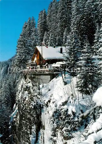 AK / Ansichtskarte Nesselwaengle Tirol Alpengasthof Adlerhorst Winterlandschaft Nesselwaengle Tirol Kat. Nesselwaengle