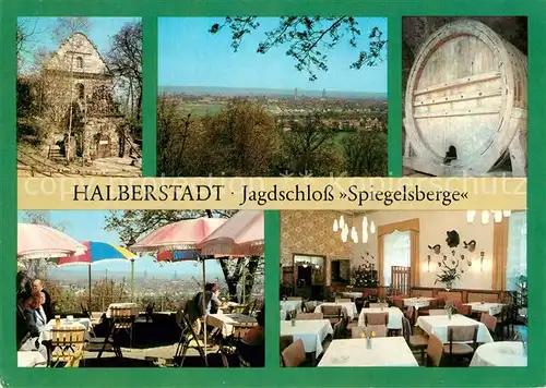 AK / Ansichtskarte Halberstadt Jagdschloss Spiegelsberge Halberstadt Kat. Halberstadt