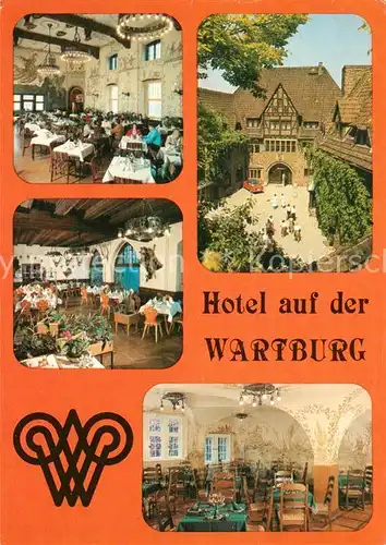 AK / Ansichtskarte Eisenach Thueringen Hotel auf der Wartburg Eisenach Thueringen Kat. Eisenach