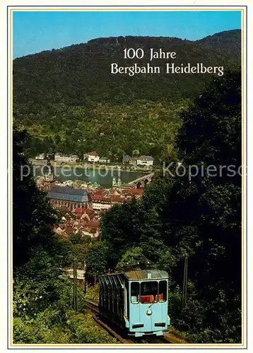 AK / Ansichtskarte Bergbahn Heidelberg  Bergbahn Kat. Bergbahn