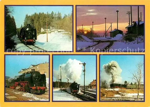 AK / Ansichtskarte Lokomotive Vogtlandrundfahrt Traditionslokomotive 50 849 Schoeneck Zwotental Lokomotive Kat. Eisenbahn