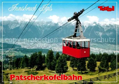 AK / Ansichtskarte Seilbahn Patscherkofel Igls Innsbruck  Seilbahn Kat. Bahnen