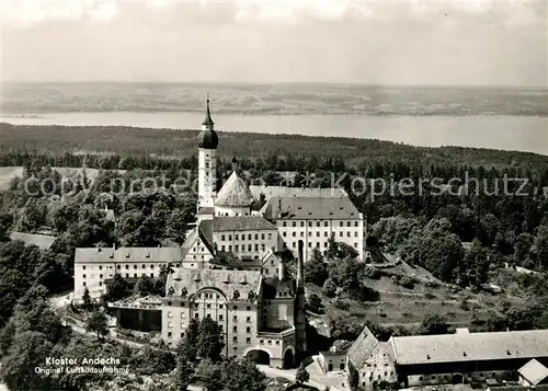 AK / Ansichtskarte Andechs Kloster Original Fliegeraufnahme Andechs Kat. Andechs