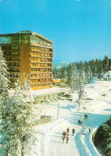 AK / Ansichtskarte Pamporowo Pamporovo Hotel Murgawez im Winter Pamporowo Pamporovo