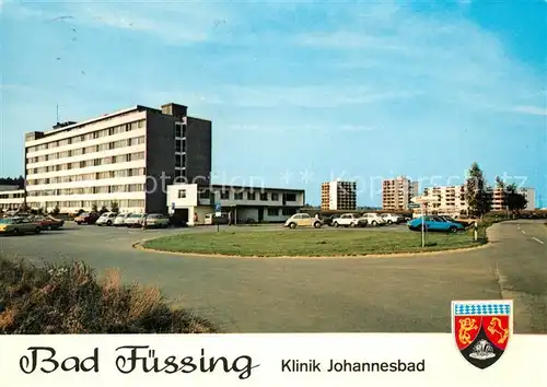 AK / Ansichtskarte Bad Fuessing Klinik Johannesbad Wappen Bad Fuessing Kat. Bad Fuessing