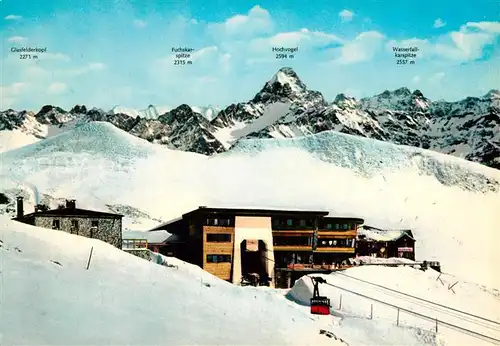 AK / Ansichtskarte Oberstdorf Nebelhorn Bergstation Wintersportplatz Alpen Oberstdorf Kat. Oberstdorf