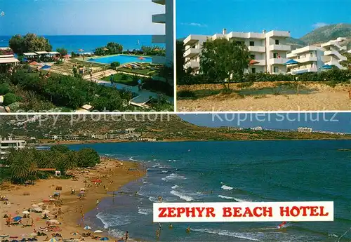 AK / Ansichtskarte Zephyr Kreta Beach Hotel Swimming Pool Strand 