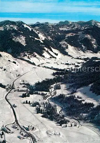 AK / Ansichtskarte Balderschwang Wintersportplatz Alpen Fliegeraufnahme Balderschwang Kat. Balderschwang