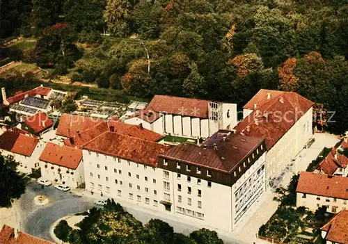 AK / Ansichtskarte Schillingsfuerst Realschule Haushaltungsschule Schuelerinnenheim der Armen Schulschwestern v. Unser Lieben Frau Fliegeraufnahme Schillingsfuerst Kat. Schillingsfuerst