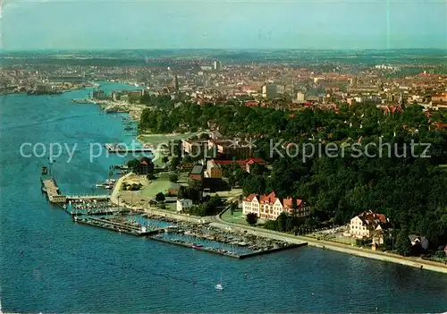 AK / Ansichtskarte Kiel Sporthafen Duesternbrook und Stadt Fliegeraufnahme Kiel Kat. Kiel