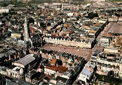 Arras Pas de Calais Vue aerienne de lHotel de ville et de la place des Heros Arras Pas de Calais Kat. Arras