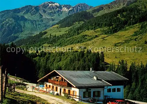 Wildschoenau Tirol Alpengasthaus Schoenanger Alm Wildschoenau Tirol