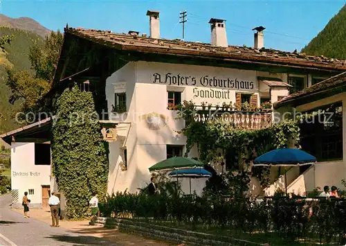 St Leonhard Passeier Sandwirt Andreas Hofers Geburtshaus Leonhard Passeier Kat. St Leonhard in Passeier Suedtirol